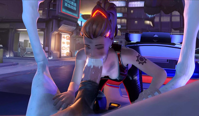 Caught bartender blowing off a horse in public