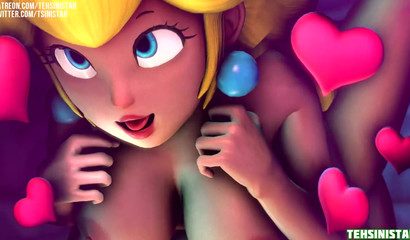 Bro banged Princess Peach until she screamed