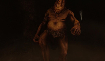 Slutty 3D Aela feels monster cocks in her belly