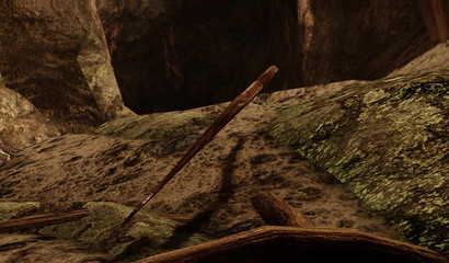 Slutty 3D Aela feels monster cocks in her belly