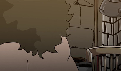 Hagrid empties his balls in Hermione