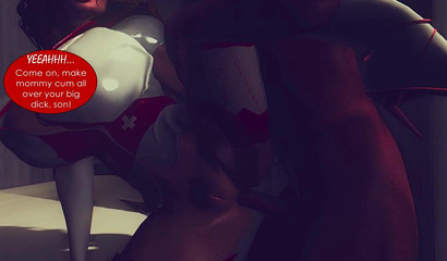 Fill up mommy's ass! - 3D Porn