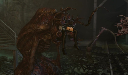 Busty 3D Samus Aran is crazy for alien cock