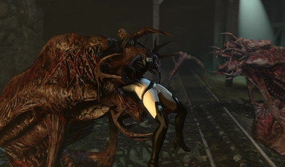 Busty 3D Samus Aran is crazy for alien cock