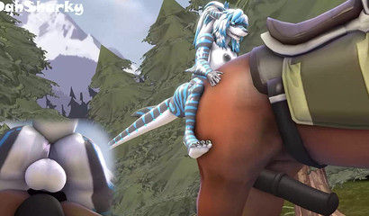 Perverted Nikasharkeh screws a horse in nature