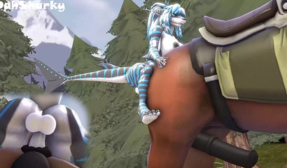 Perverted Nikasharkeh screws a horse in nature