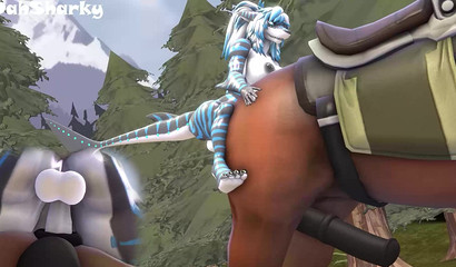 Perverted Nikasharkeh screws a horse in nature