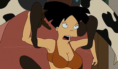 Anime wife gets banged by a huge bug