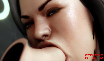 POV Miranda Lawson loves to snack on your cock