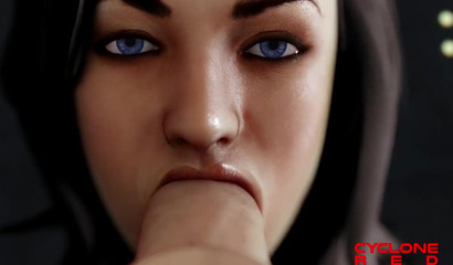 POV Miranda Lawson loves to snack on your cock