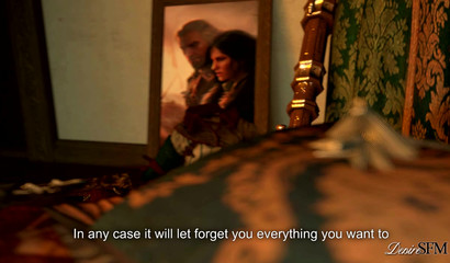 Triss Merigold fucks 3D hottie to forget