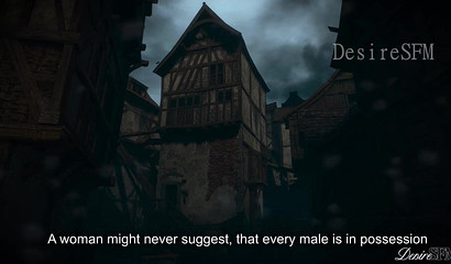 Triss Merigold fucks 3D hottie to forget