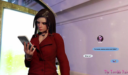 Futanari impregnation with loud screams