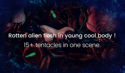 Momiji lost among the tentacles