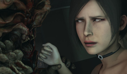 Monsterized Ada Wong cries for help