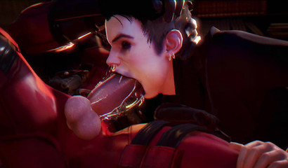 3D twink getting his face fucked brutally