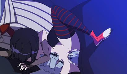 Bloody creampie for the little vampire slut Mavis