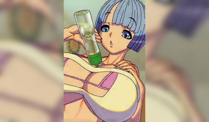 Erupting volcano splashes the whole place