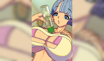 Erupting volcano splashes the whole place