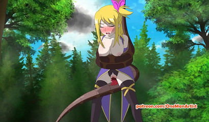 Hypnotizing snake banging Lucy