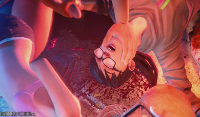 3D teens get filmed while sucking my huge dick