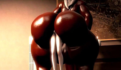 Tiny white girl gets swallowed by a big black ass