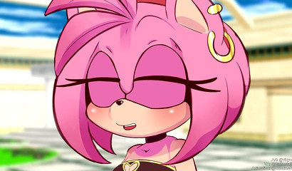 Damn that hot pink ass Amy Rose