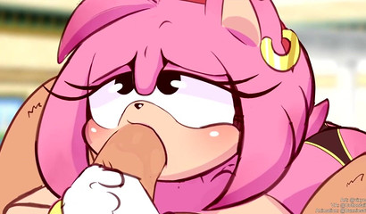 Damn that hot pink ass Amy Rose