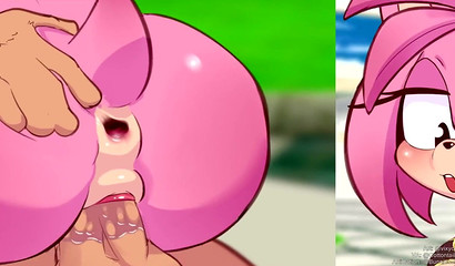 Damn that hot pink ass Amy Rose