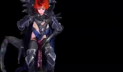 Egg laying arachnid captures a human female