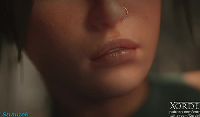 Sexy anime babe Lara Croft gets boned in the dungeon