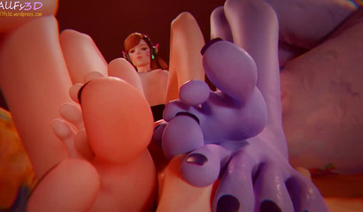 Getting off on the right foot - D.Va and Widowmaker going wild