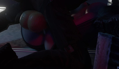 Busty babe gets fucked brutally by a monster in SFM