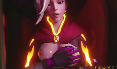 Mercy finding an orgasmic way to overcome a fear of spiders