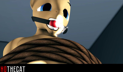 Futanari with a horse cock banging a lustful chick 3D