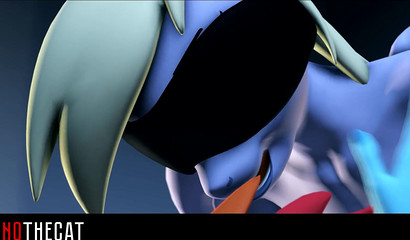 Futanari with a horse cock banging a lustful chick 3D