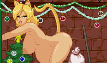 Furry dick impregnating a busty kitten doggy style