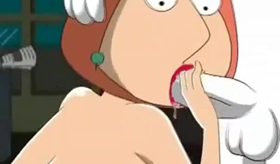 Lois Griffin and a doggy finding cummon grounds