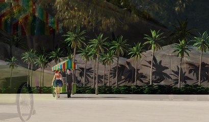 Curvy stunner from Sims 4 taking a dick for a ride