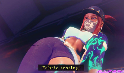 Girl makes a guy sniff his socks and kiss his feet