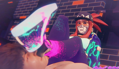 Girl makes a guy sniff his socks and kiss his feet