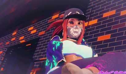 Girl makes a guy sniff his socks and kiss his feet