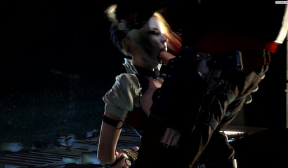 Seductive Harley Quinn gives great oral pleasure
