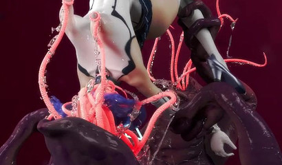 Porn Compilation - Monsters fuck girls with long tentacles