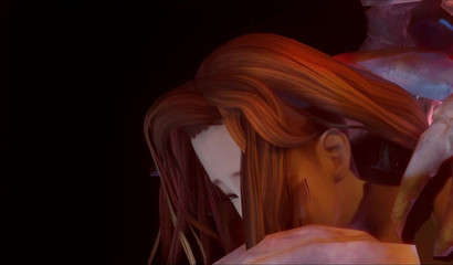 Horrible monsters rape a girl with big tits