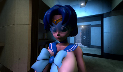 Emeralds of Chaos cartoon porn - futanari with big cocks on the bridge