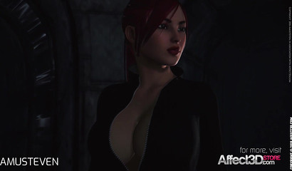 Monster pussy licking redhead beauty with big tits