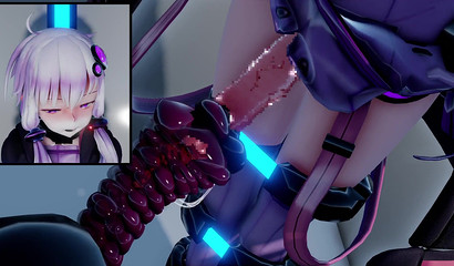 Tentacles Jerk Long Cock Young Futanari