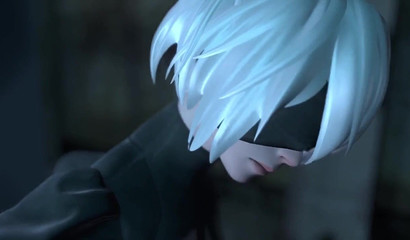 Fly Fucks Tied 2B From Nier Automata Game