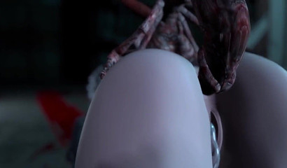 Fly Fucks Tied 2B From Nier Automata Game